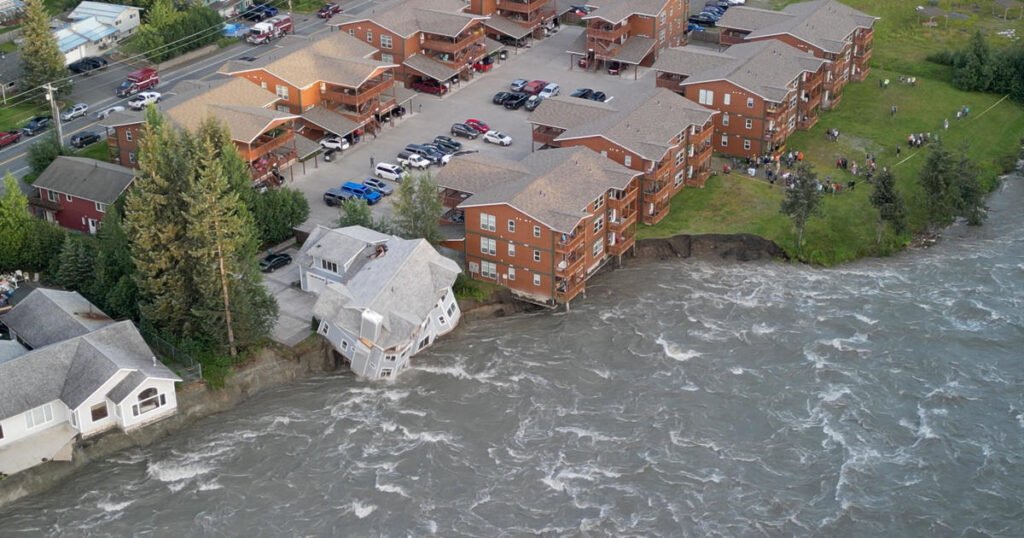 glacier flood in alaska